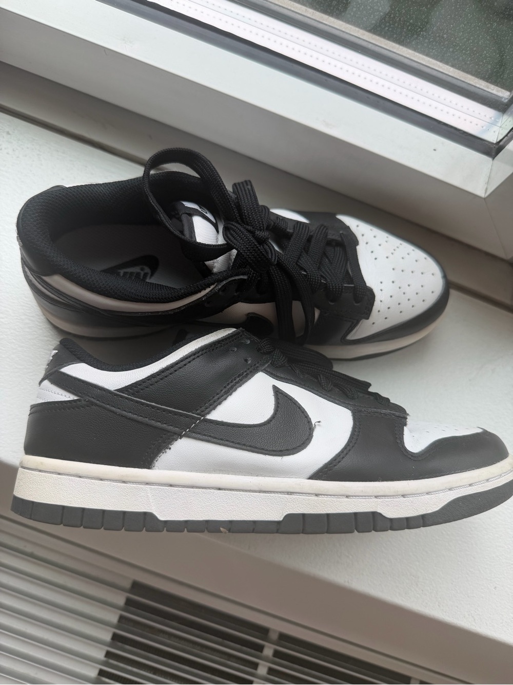 Nike Black and White Low-Top Sneakers